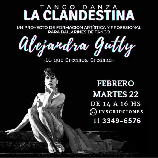 Tango Coaching® Alejandra Gutty en La Clandestina