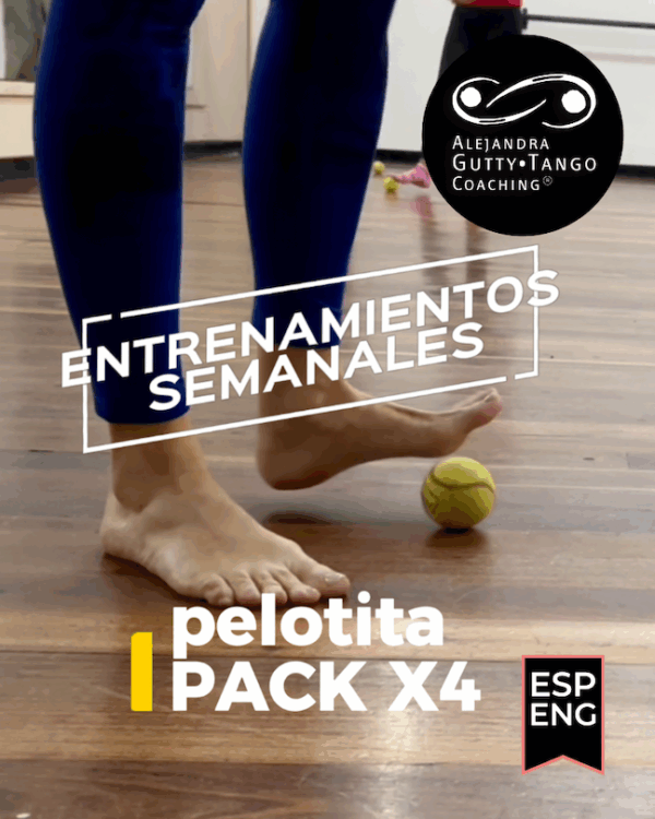 Weekly Tango Training PELOTITAS Pack X4