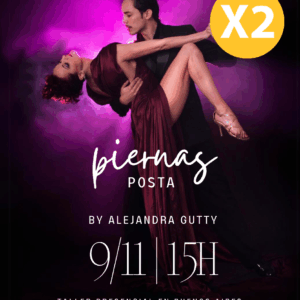 Piernas POSTA  9/11 —Taller presencial by Alejandra Gutty | x2