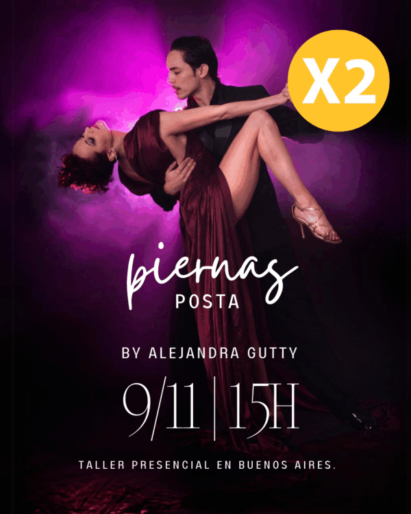 Piernas POSTA  9/11 —Taller presencial by Alejandra Gutty | x2